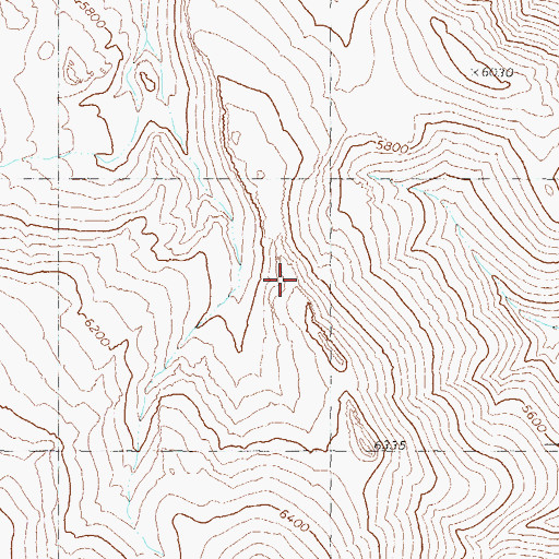 Topographic Map of High Rock Lake Wilderness, NV