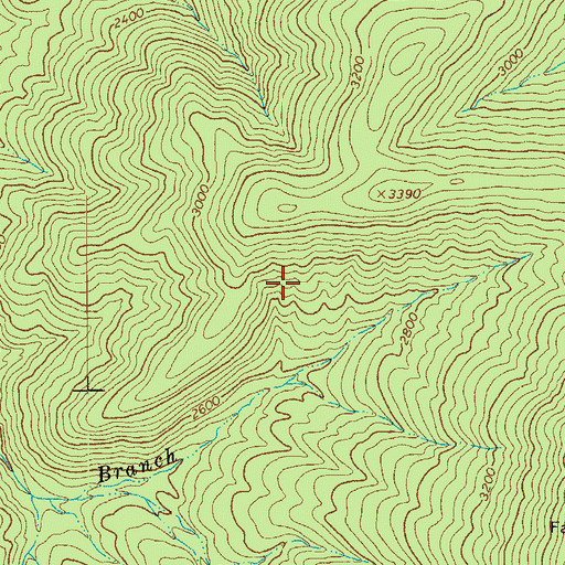 Topographic Map of Shawvers Run Wilderness, VA