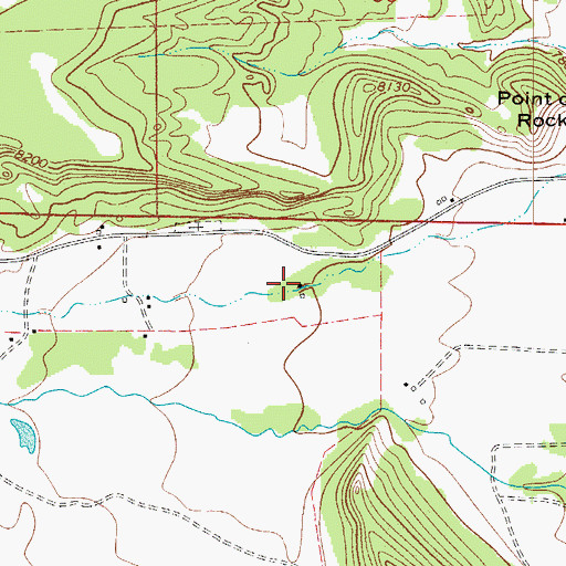 Topographic Map of Montez Ditch, CO