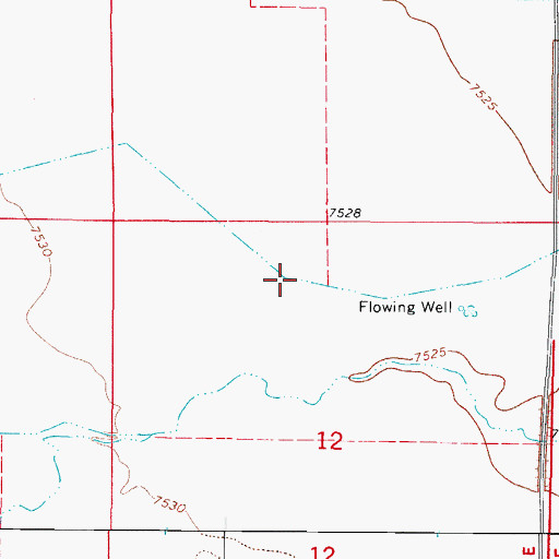Topographic Map of Seamans Ditch, CO