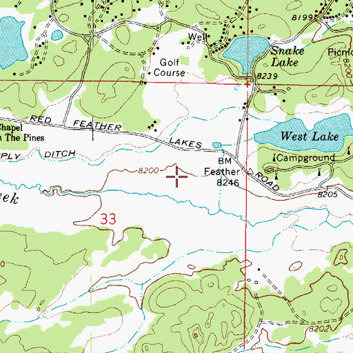 Topographic Map of Levi Yockey Grave, CO