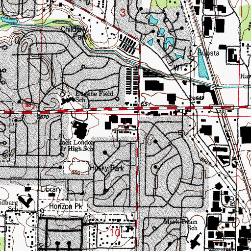 Topographic Map of Korean Christian Reformed Church, IL