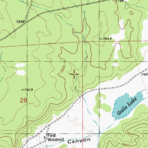 Topographic Map of Preference Tank, NM