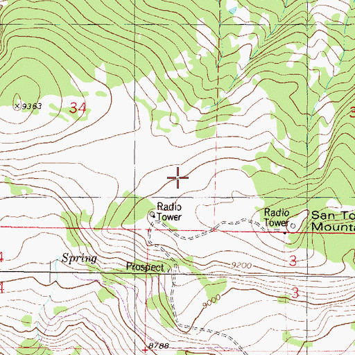 Topographic Map of KRKM-FM (Kremmling), CO