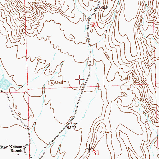 Topographic Map of Point Creek Heliport, CO