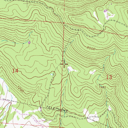 Topographic Map of Lookout Mountain Heliport, CO