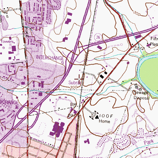 Topographic Map of Children's Museum of Rose Hill Manor Park, MD