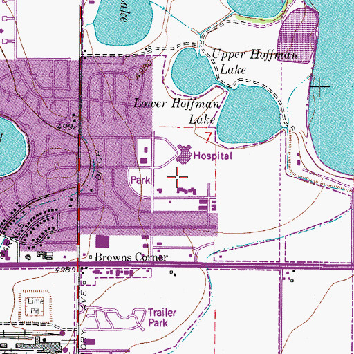 Topographic Map of McKee Medical Center Heliport, CO