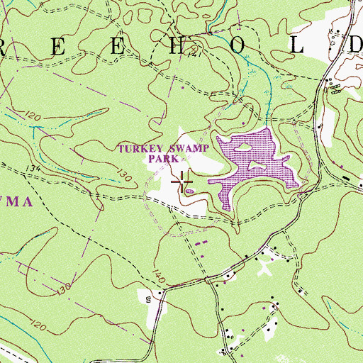 Turkey Swamp Park Map Turkey Swamp Park, Nj