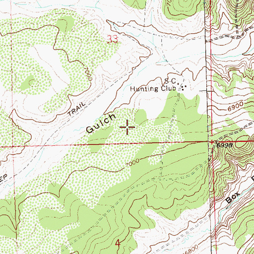 Topographic Map of Tract C-A Heliport, CO
