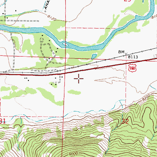 Topographic Map of Chapman Field Airport, CO