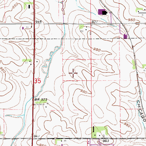 Topographic Map of Prairie Lakes Park, IA