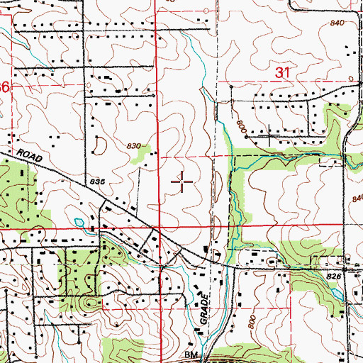 Topographic Map of Viola Gibson Elementary School, IA
