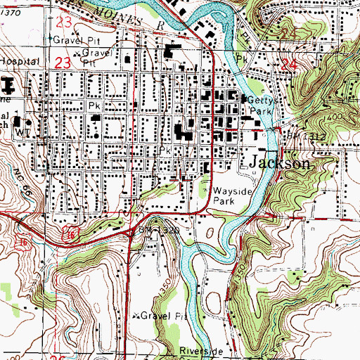 Topographic Map of Our Redeemers Lutheran Church, MN