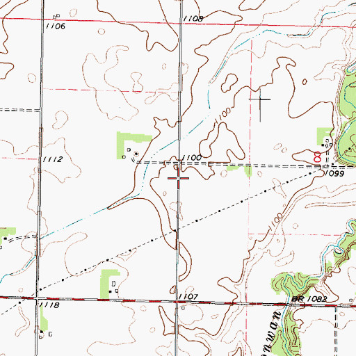 Topographic Map of Sell-Lamb Cemetery, MN
