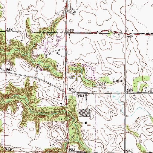 Topographic Map of Wildlife Safari Museum (historical), MN