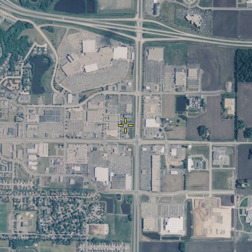 Aerial/Satellite Image of Madison Heights Plaza, MN
