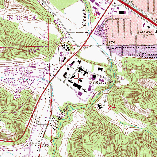 Topographic Map of Cascio Family Court, MN