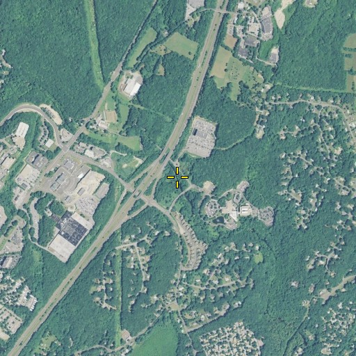 Aerial/Satellite Image of Baird Millpond, CT