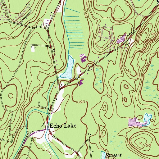 Topographic Map of Maple Road Elementary School, NJ