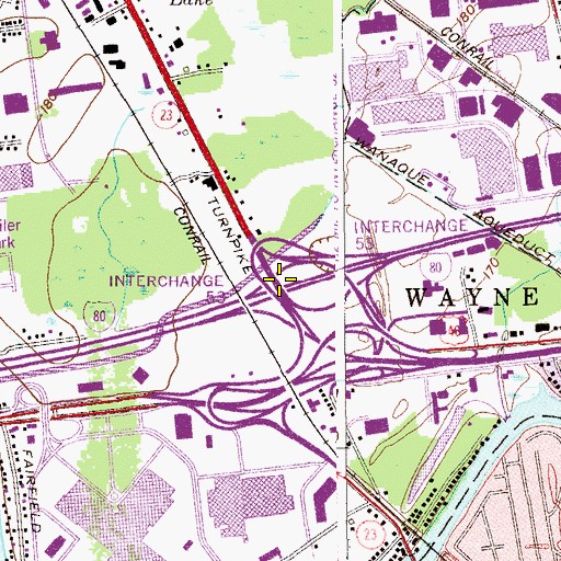 Topographic Map of Interchange53, NJ