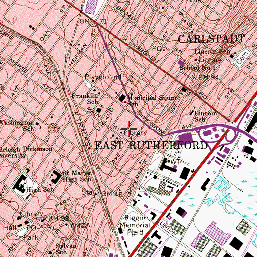 East Rutherford Memorial Library, NJ