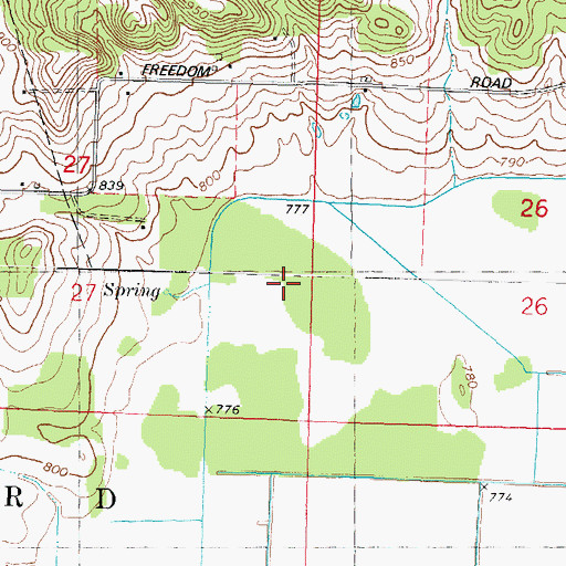 Topographic Map of Summerton Bog State Natural Area, WI