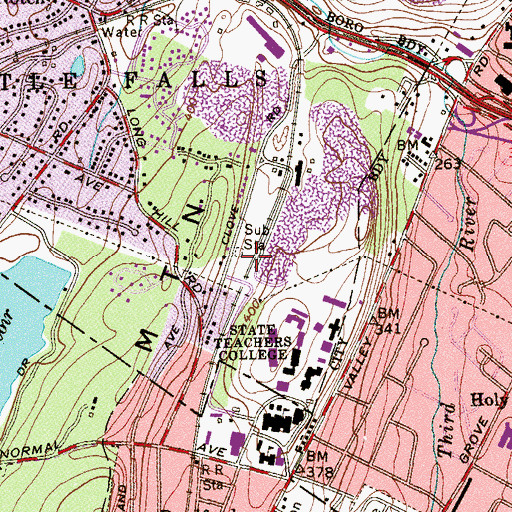Topographic Map of Psychoeducation Center, NJ
