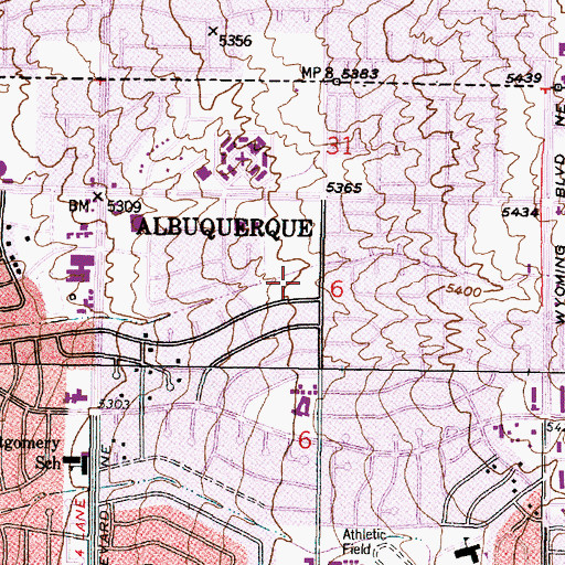 Topographic Map of Stardust Skies Park, NM