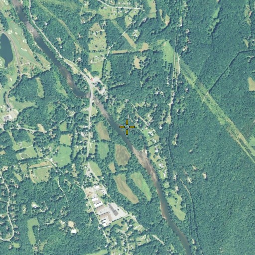 Aerial/Satellite Image of Bull Mountain Brook, CT