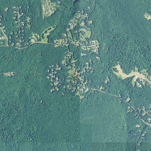 Aerial/Satellite Image of Case Cemetery, CT