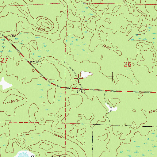 Topographic Map of Fox Maple Woods State Natural Area, WI