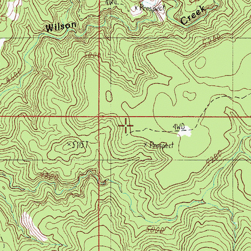 Topographic Map of Middle Trap Spring, AZ