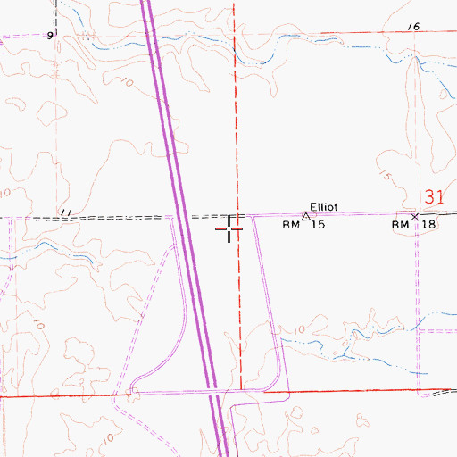 Topographic Map of Cosumnes Community Services District Fire Department Station 75, CA