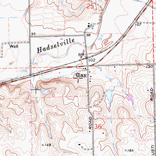 Topographic Map of Herald Fire Protection District Station 88, CA