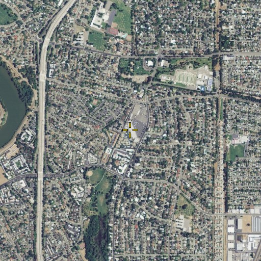 Aerial/Satellite Image of Land Park Post Office, CA