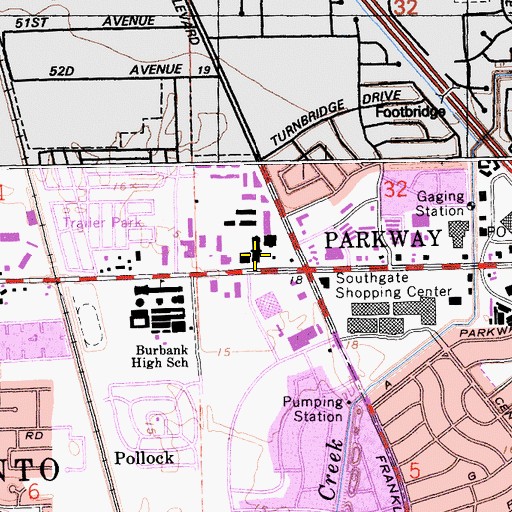 Topographic Map of Reach Learning Academy, CA