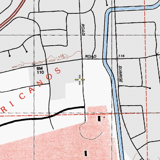 Topographic Map of Sacramento Metropolitan Fire District Station 66, CA