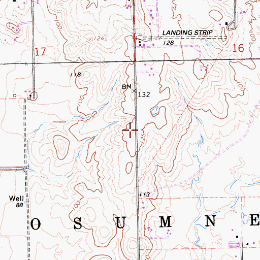 Topographic Map of Wilton Fire Protection District Station 84, CA