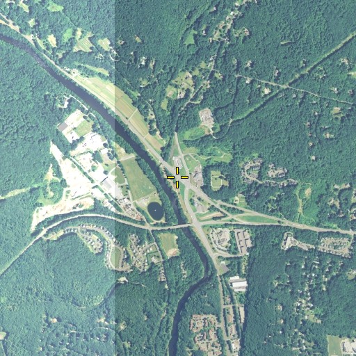 Aerial/Satellite Image of Cherry Brook, CT