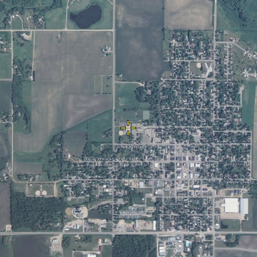 Aerial/Satellite Image of Le Center Elementary School, MN