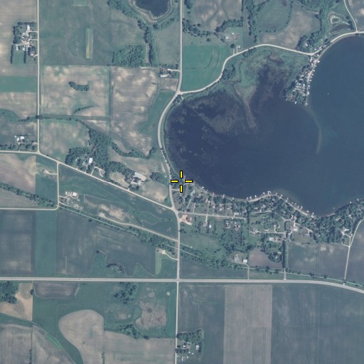 Aerial/Satellite Image of Greenland Cemetery, MN