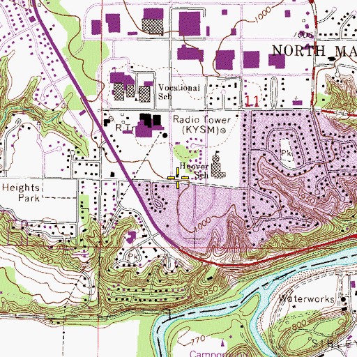Topographic Map of The Church of Jesus Christ of Latter Day Saints, MN