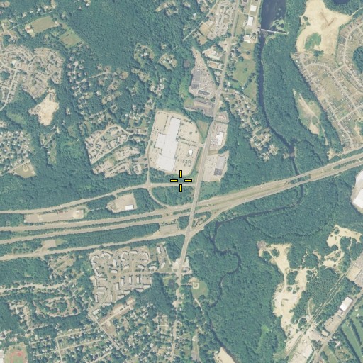 Aerial/Satellite Image of Conantville Brook, CT