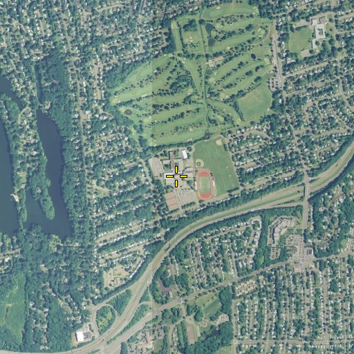 Aerial/Satellite Image of Frederick U Conrad High School, CT