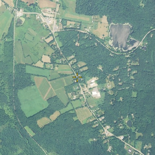 Aerial/Satellite Image of Cooley Hill School, CT