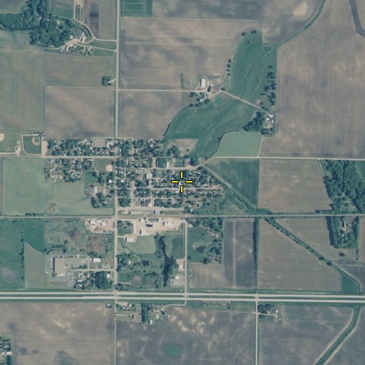 Aerial/Satellite Image of Saint Paul's United Church of Christ, MN