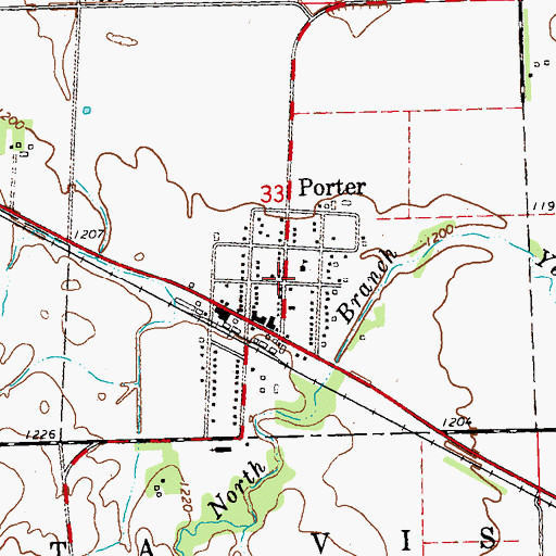 Topographic Map of Bethel Lutheran Church, MN