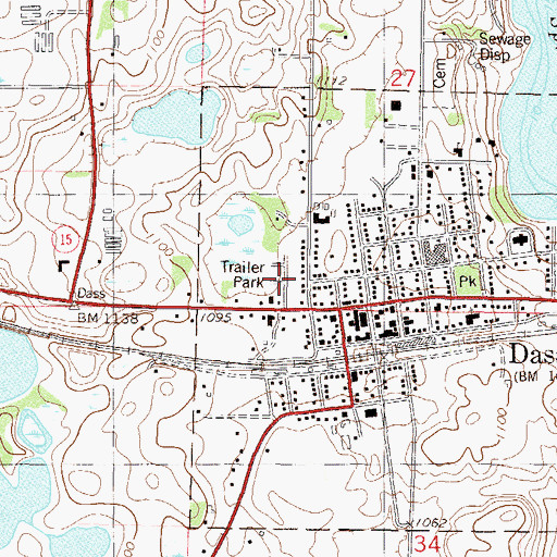 Topographic Map of West View Terrace, MN