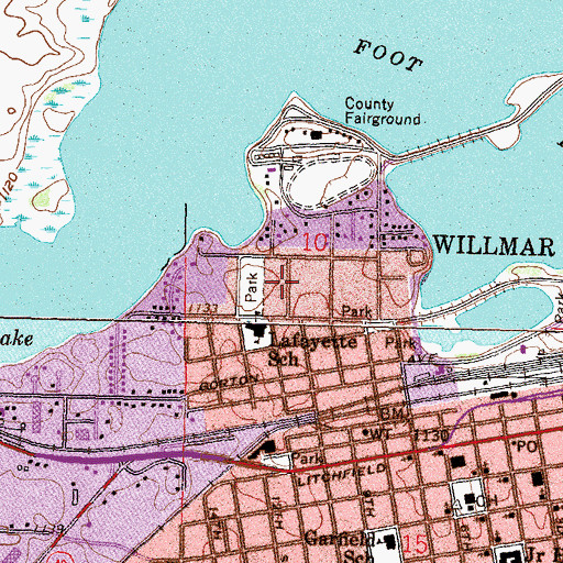 Topographic Map of Infinia at Willmar, MN